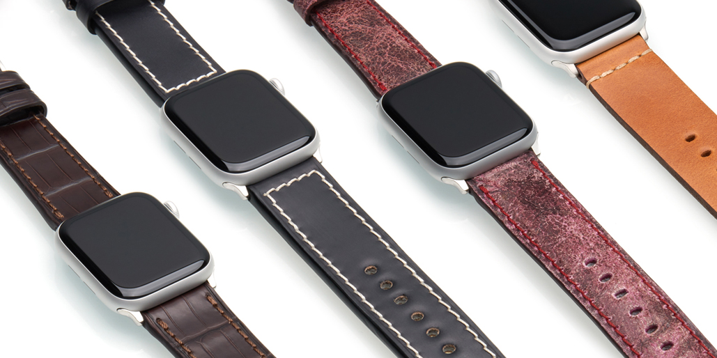 Apple Watch - Classic Essentials leather watch strap - Ostrich