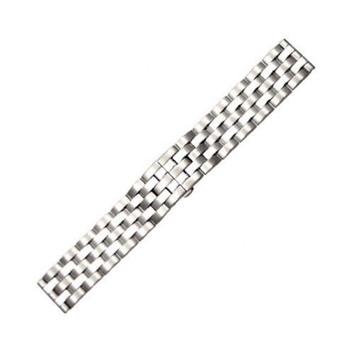 22mm Three-Row Stainless Steel Bracelet