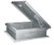 MIFAB 48 x 48 Aluminum Roof Hatch - MIFAB