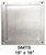 JL Industries 16 x 16 Surface-Mount Access Panel - Interior Walls and Ceilings - Stainless Steel