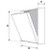 FF Systems 24 x 24 Drywall Inlay Access Panel for Masonry applications