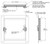 Acudor 6 x 6 Removable Duct Door for Fibreglass Ducts - Acudor