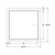 Cendrex 24" x 24" Recessed Aluminum Floor Hatch - Cendrex 
