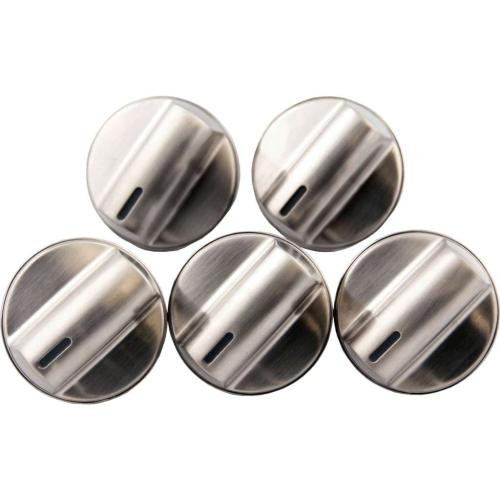 Bosch 00654043 Set Of 5 Chrome Knobs