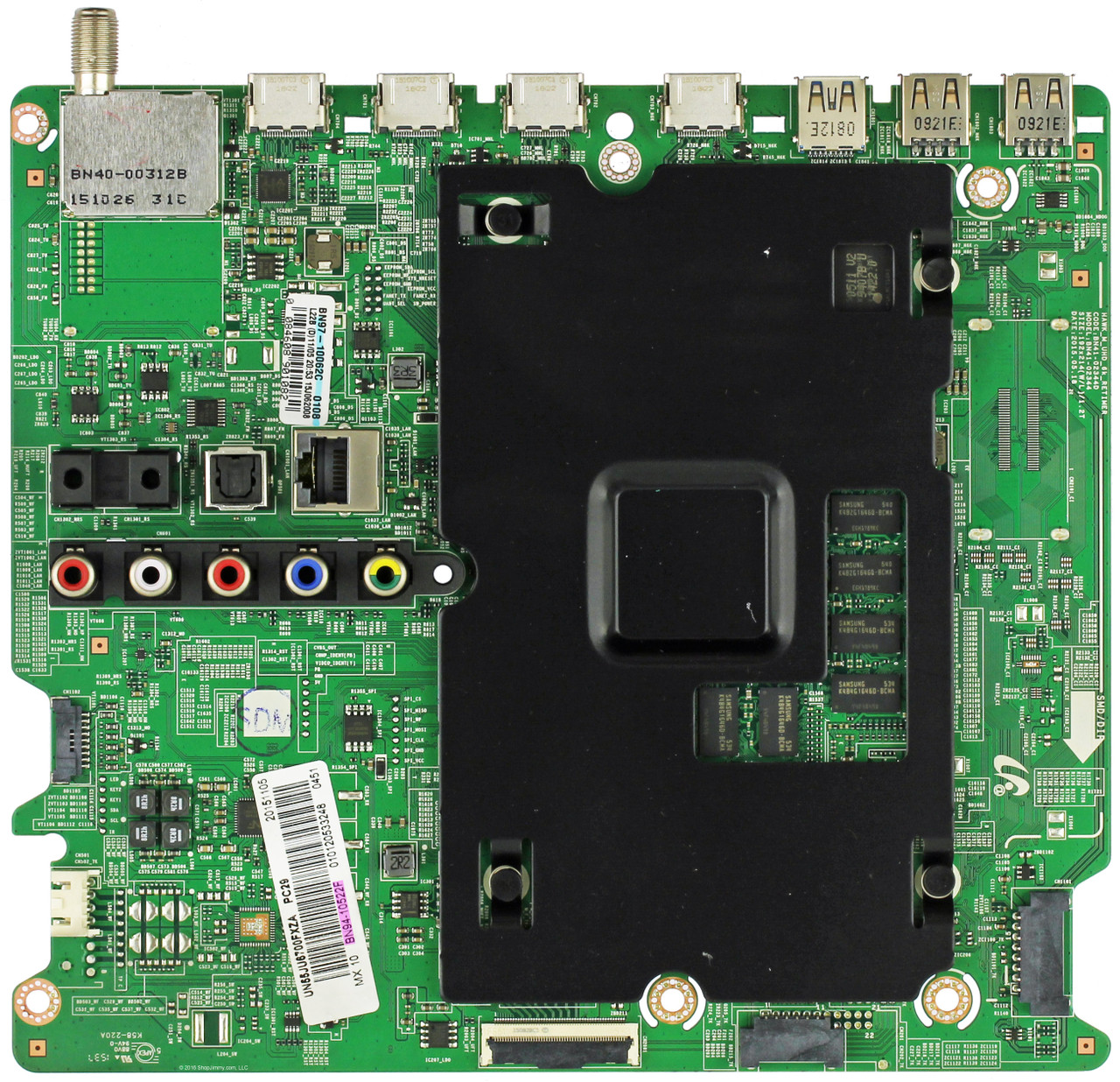 Samsung BN94-10522F Main Board for UN55JU6700FXZA (Version UH02)