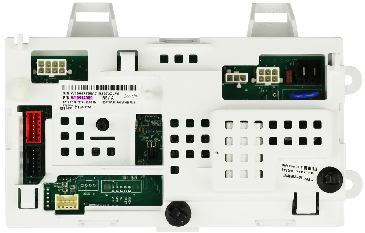 Amana Crosley W10914909 W11124710 Washer Control Board NTW4516FW0 NTW4516FW1