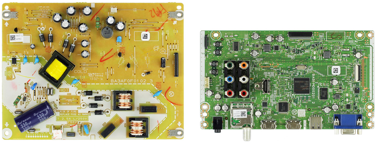 Funai LF320FX4F TV Repair Parts Kit (Serial # beginning w/ ME1)
