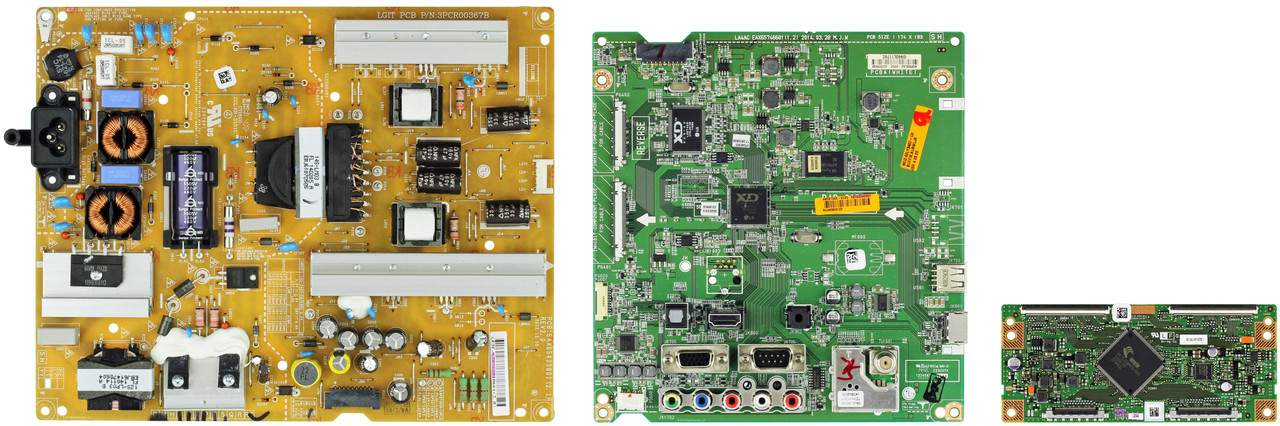 LG 60LX330C-UA.AUSMLJR Complete TV Repair Parts Kit -Version 1