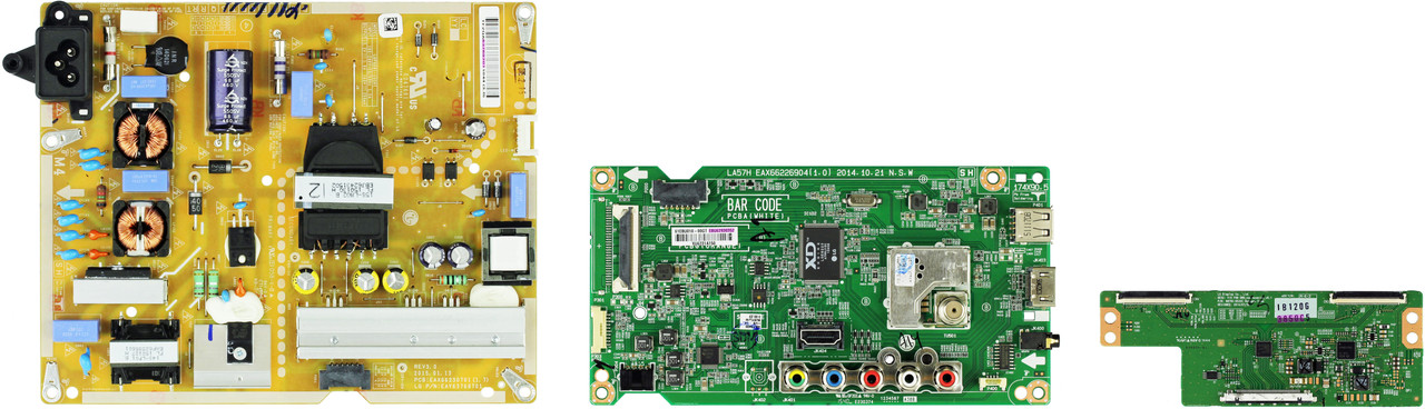 LG 49LF5400-UB.BUSYLJM Complete LED TV Repair Parts Kit