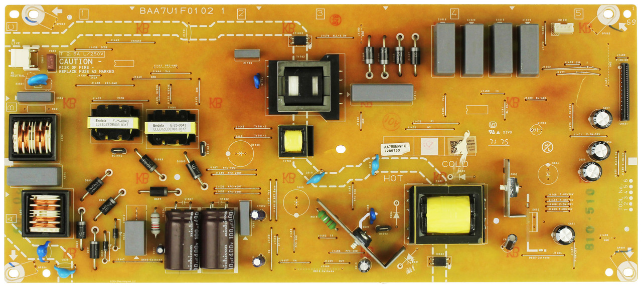 Magnavox AA7R0MPW-001 Power Supply for 55MV379R/F7 (DS1 Serial)