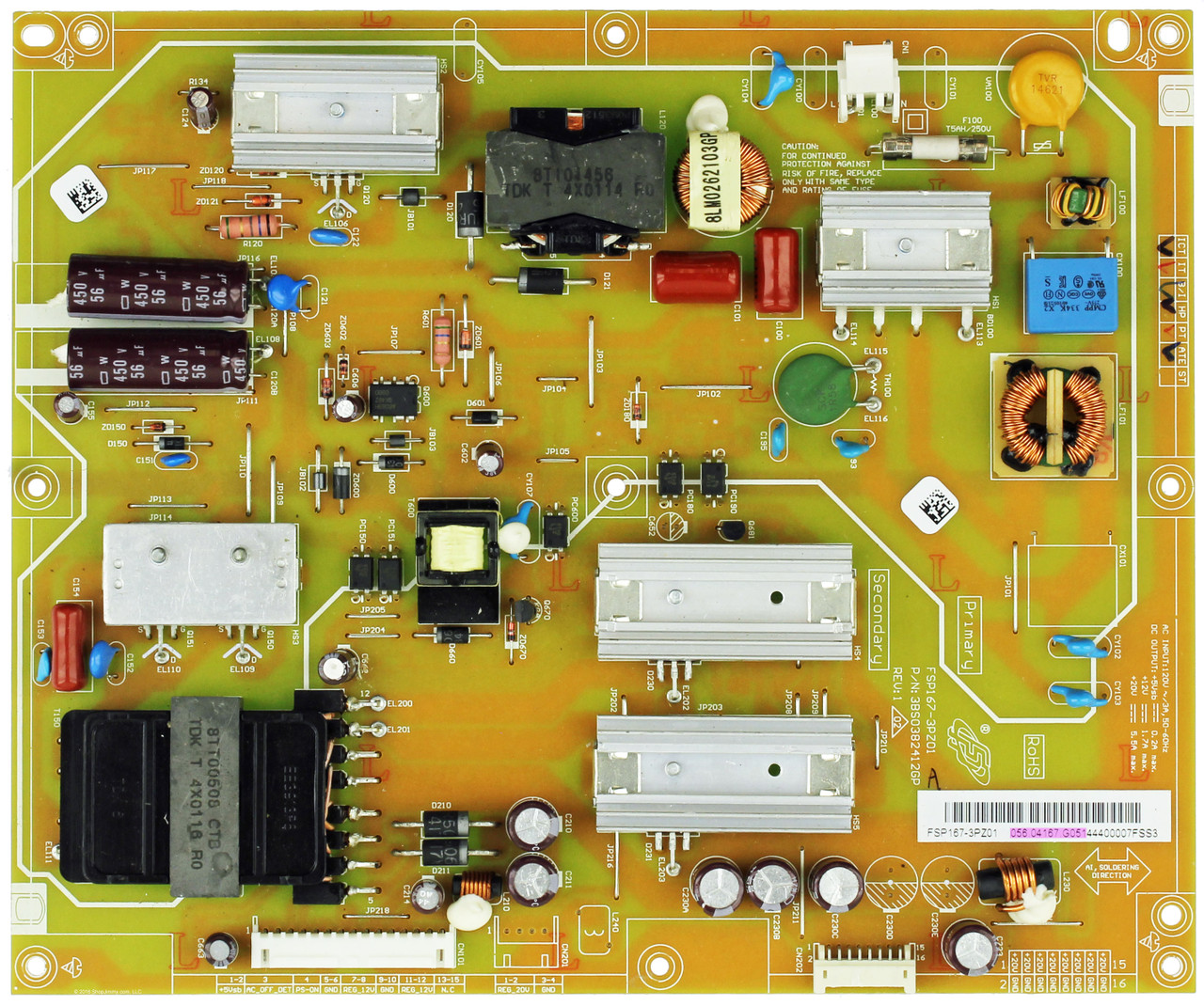 Vizio 056.04167.G051 Power Supply Board