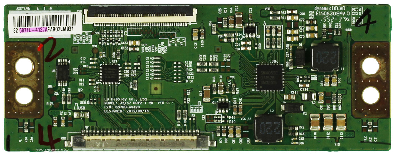 LG 6871L-4127A T-Con Board