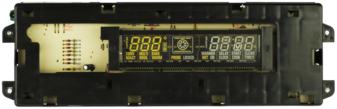 GE Oven WB27K10241 Control Board - No Overlay