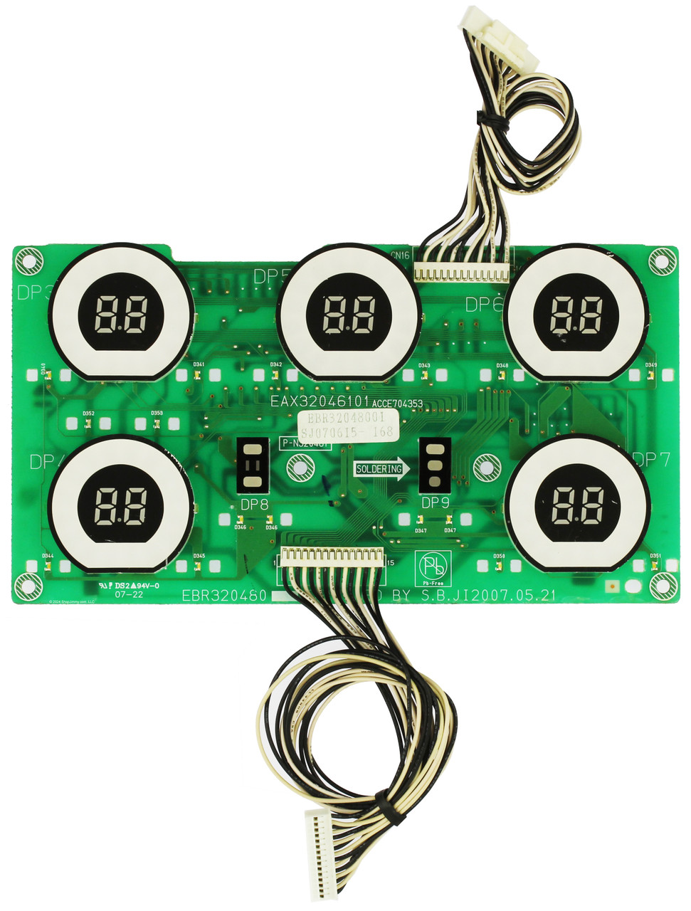 LG Range EBR32048001 Control Board