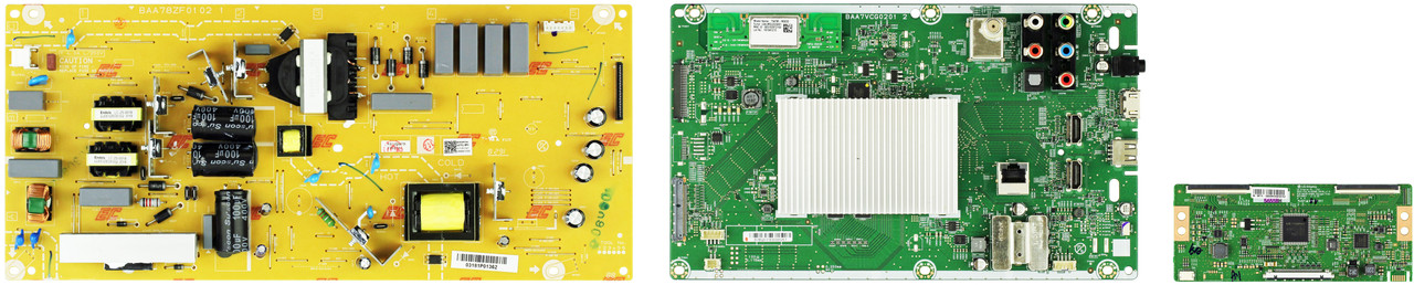 Sanyo FW65C78F (FM1 / FM2 Serial) Complete LED TV Repair Parts Kit