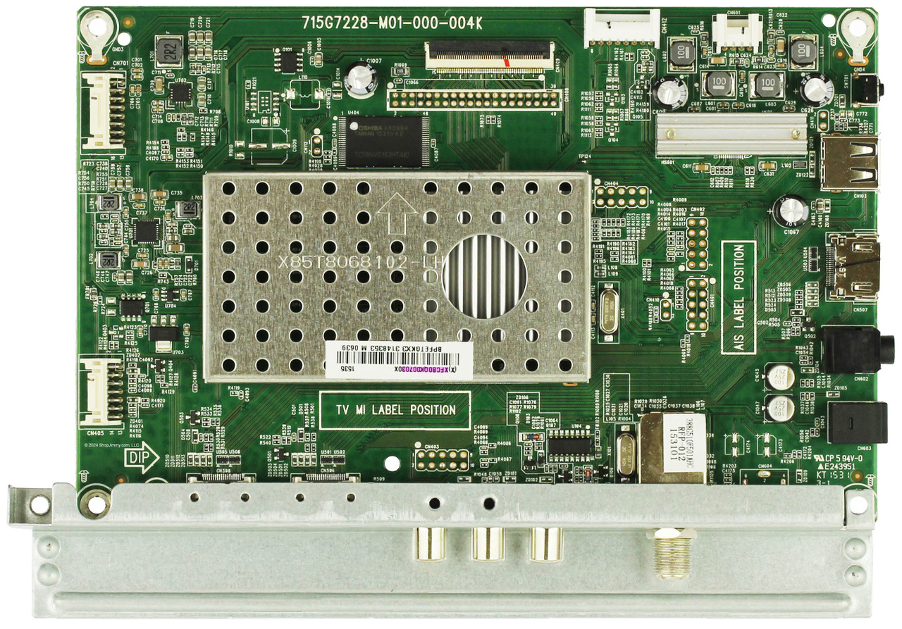 Sharp 756TXFCB0QK00703 Main Board for LC-50LB371C