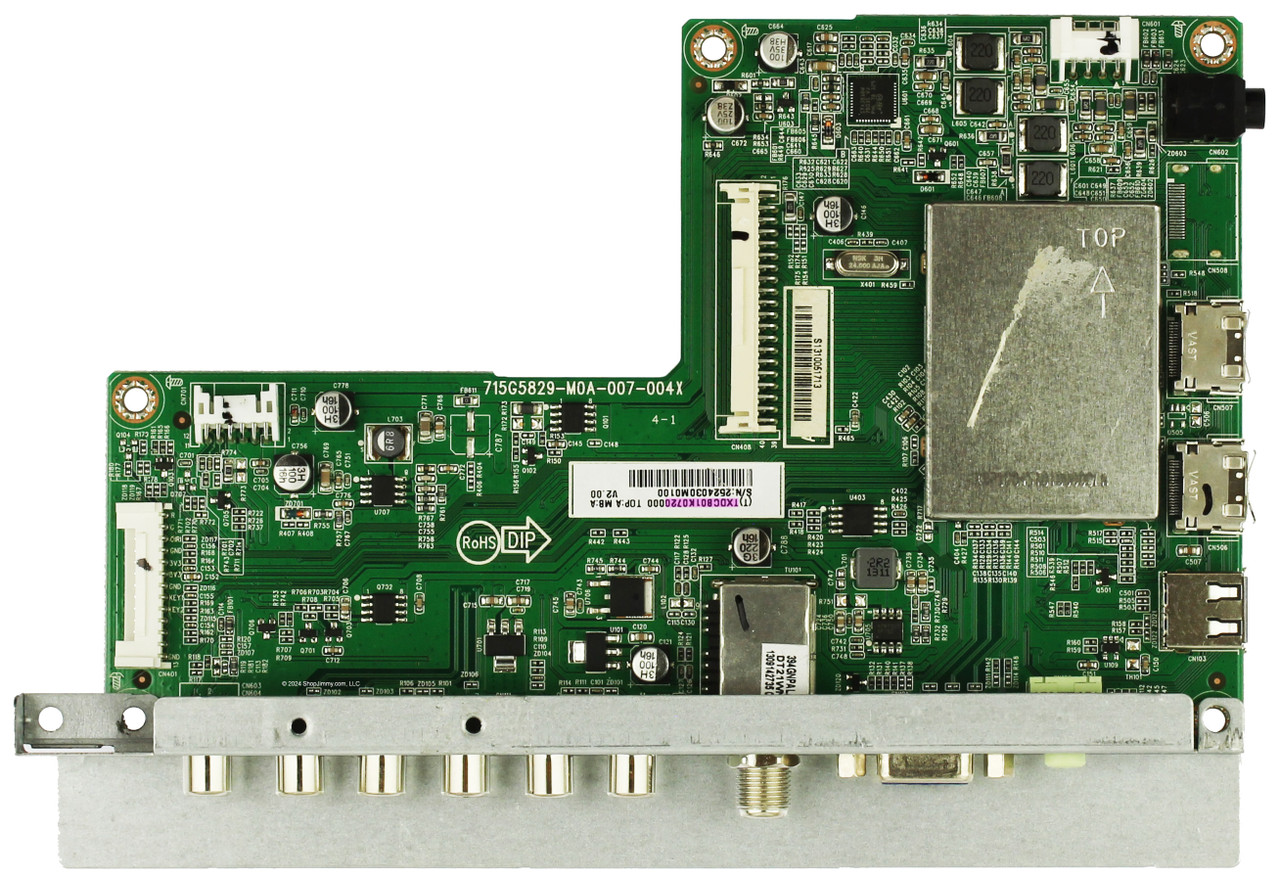 Insignia 756TXDCB01K0720 Main Board for NS-39D40SNA14 REV.B