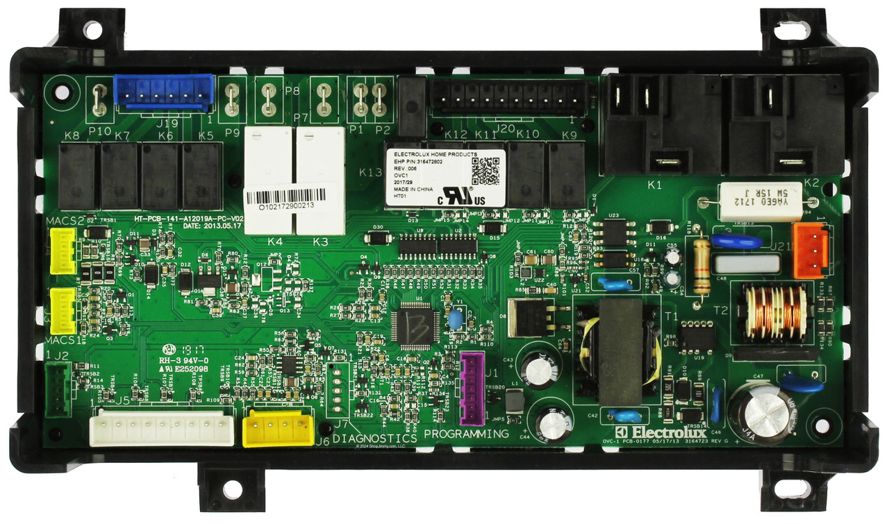 Electrolux 316472802 316472807 Circuit Board,assembly,ovc1