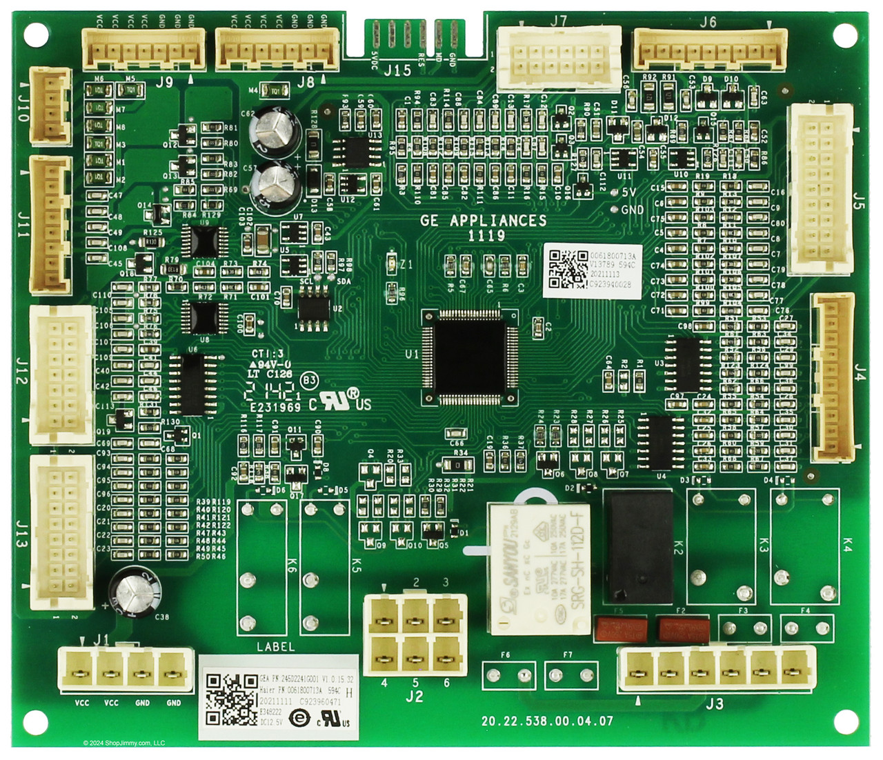 GE WR55X34531 Main Control Board