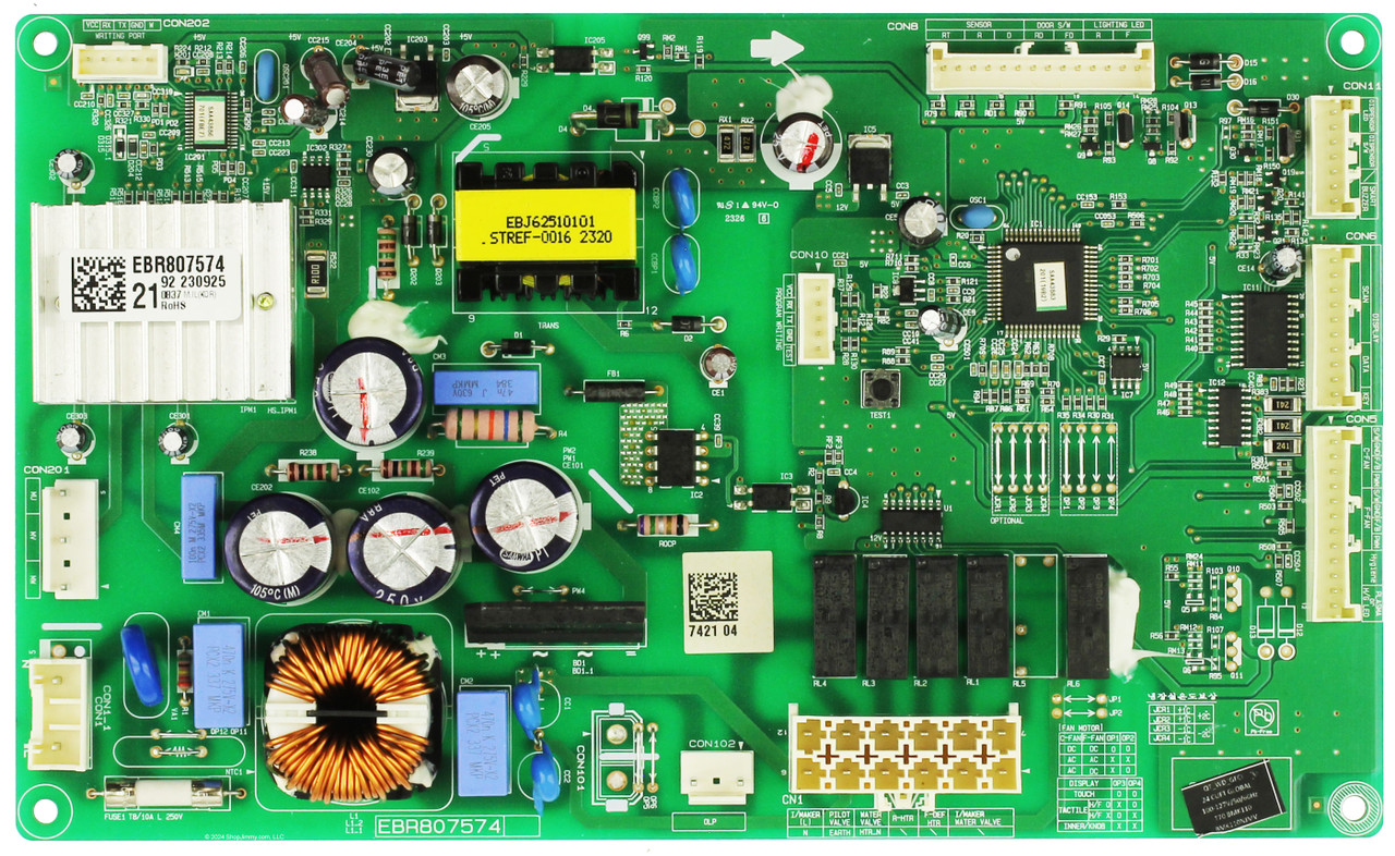 LG EBR80757421 Pcb Assembly Refrigerator Main Control Board