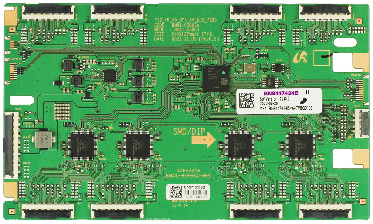 Samsung BN94-17424B MAIN SUBCON Board QN65QN95BAFXZA