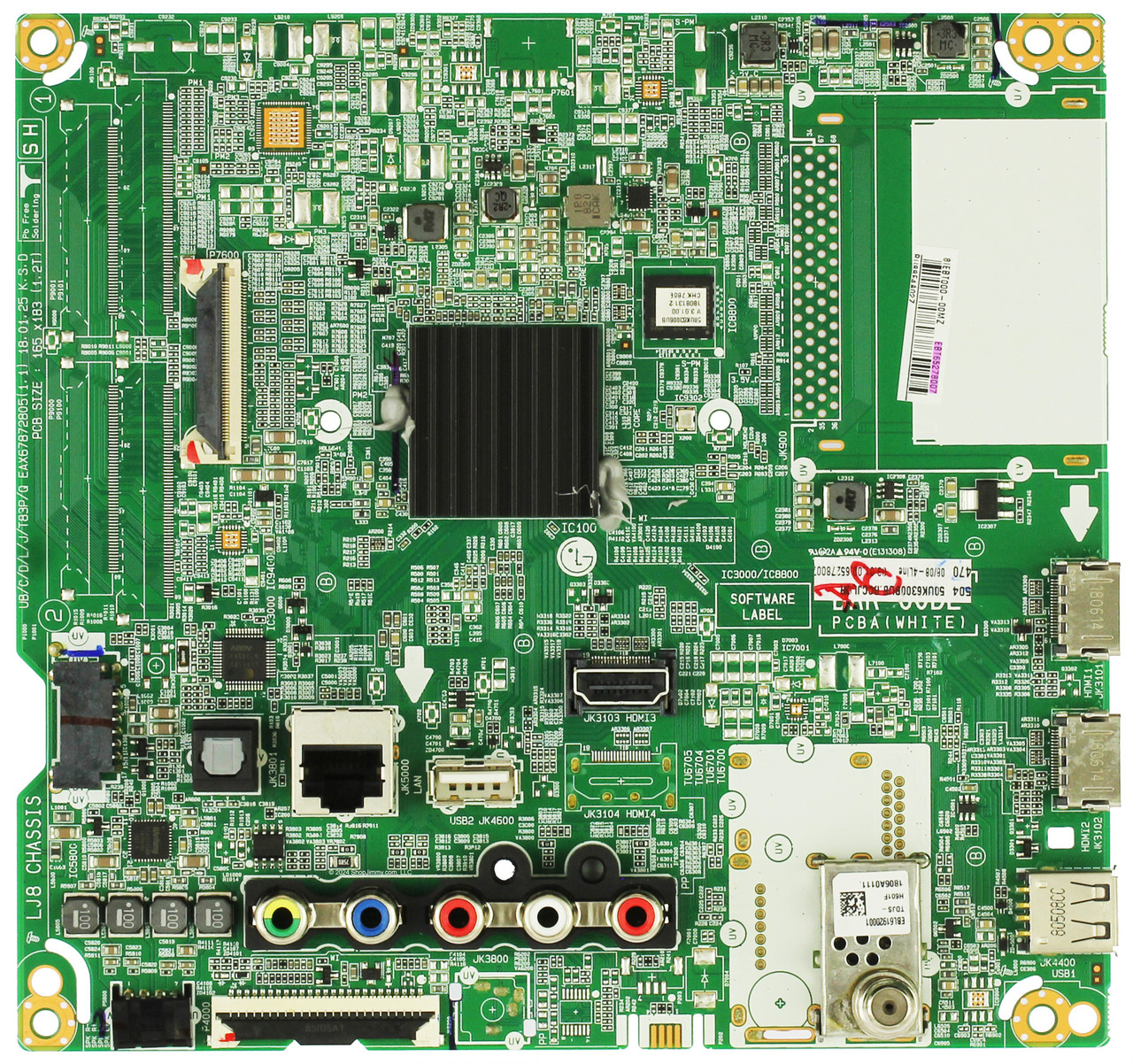 LG EBT65278007 Main Board for 50UK6300BUB.BCCJLOR