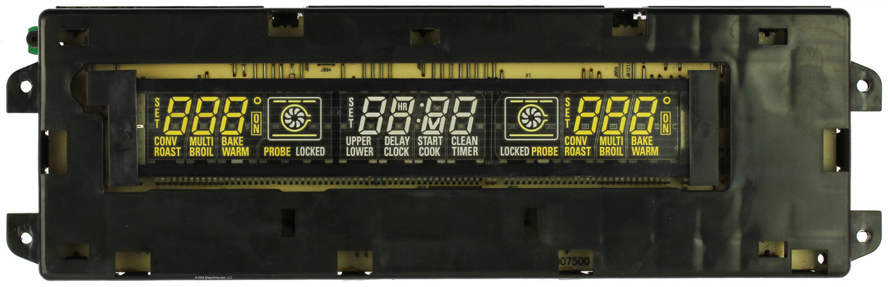 GE Oven WB27T10429 Control Board - No Overlay