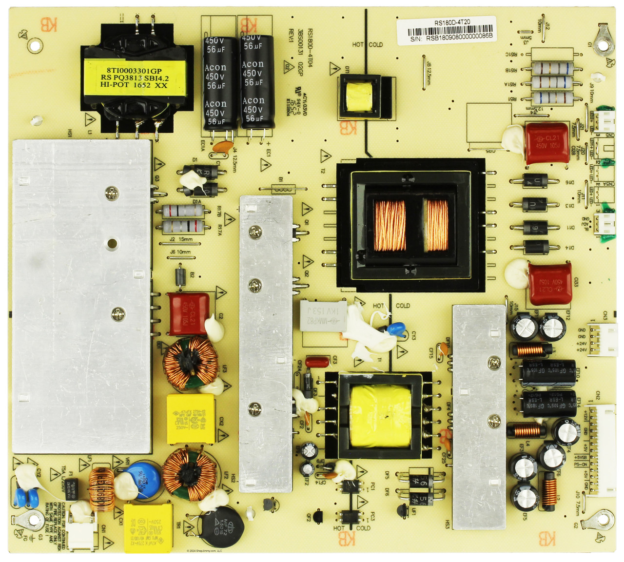 RCA RS180D-4T20 Power Supply / LED Board