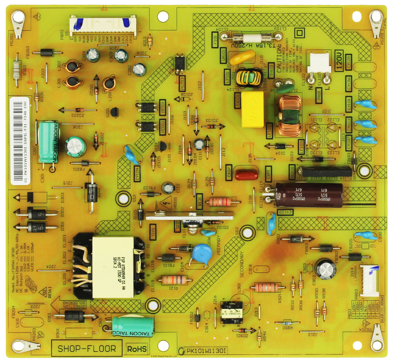 Toshiba PK101W1130I Power Supply / LED Board