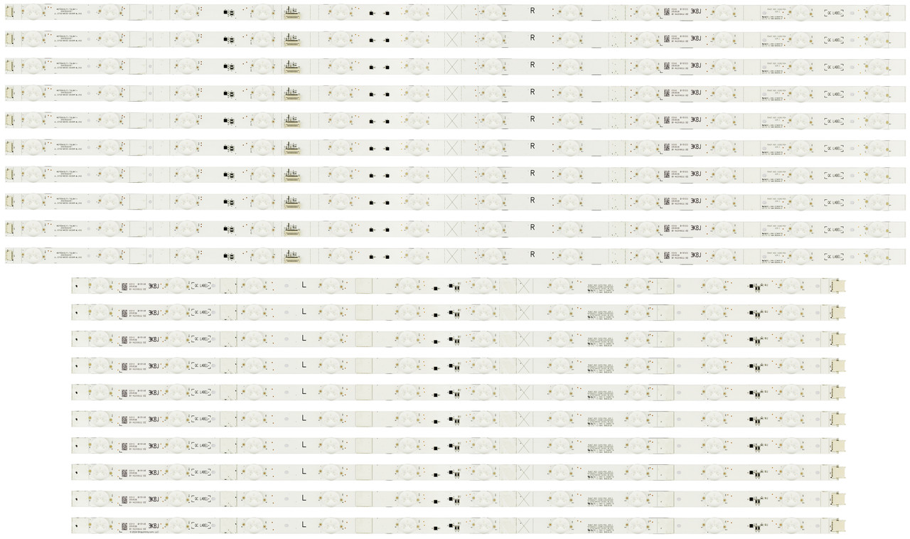 Hisense JL.D7501M330-003AL / -003AR LED Backlight Strips (20)