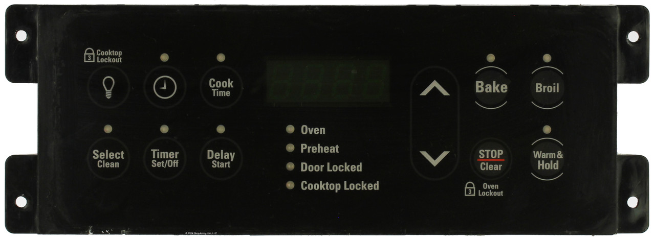 Electrolux Oven 316557207 Electronic Clock Timer ES345, Black Overlay