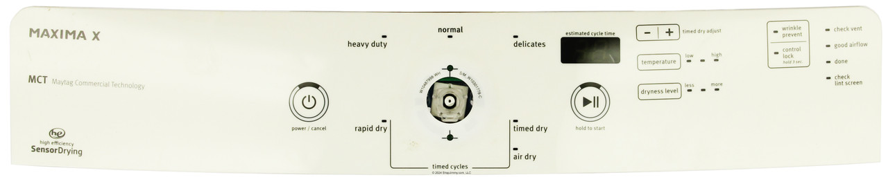 Whirlpool Dryer WPW10491032 W10491032 Control Board