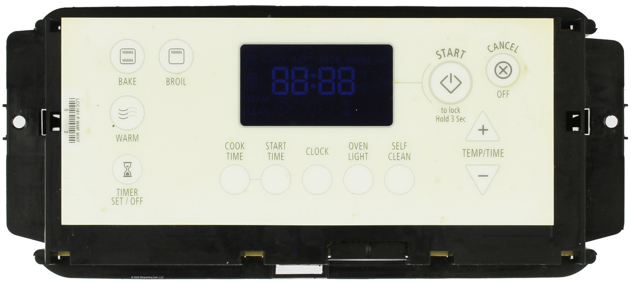 Whirlpool Range W10173526 Control Board W/ White Overlay 
