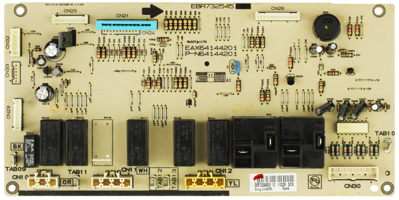 LG Range EBR73254503 Control Board