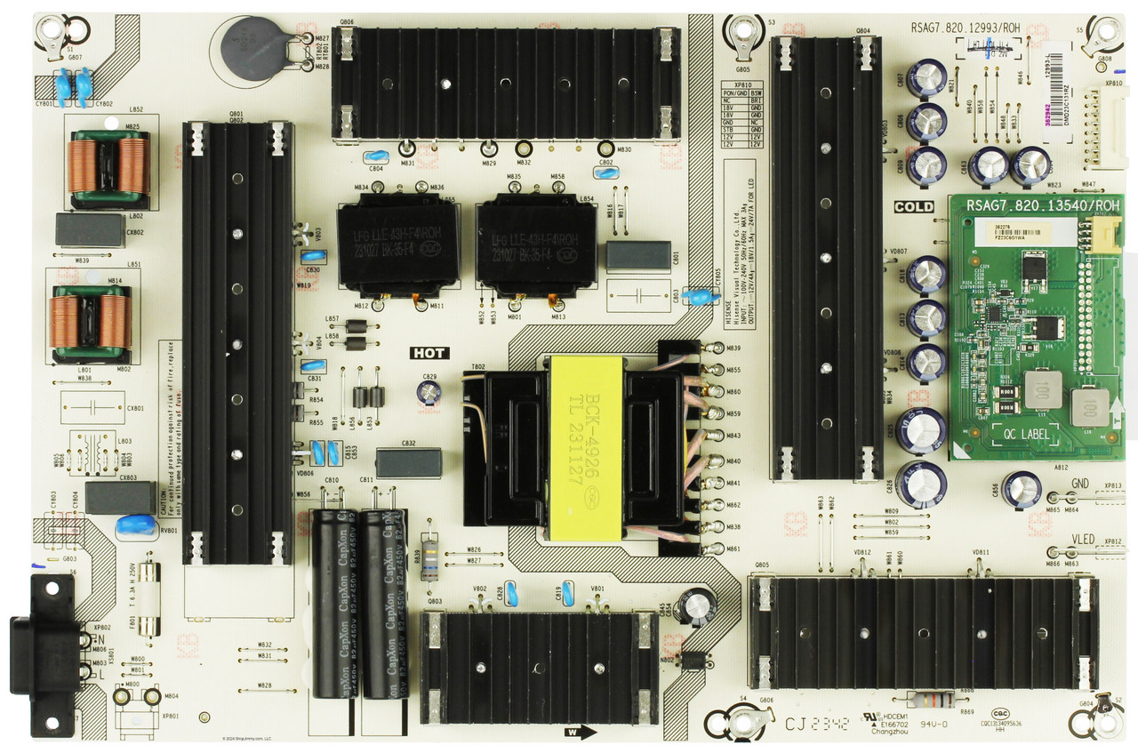Hisense 352942 Power Supply 65U6K