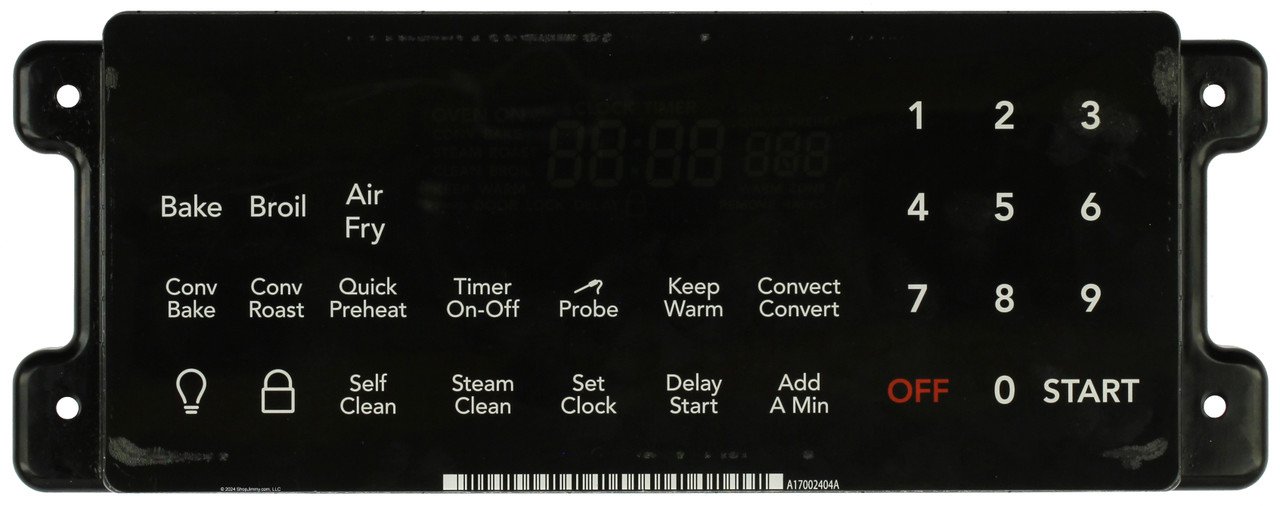 Frigidaire Oven A16490101 Control Board - Black Overlay