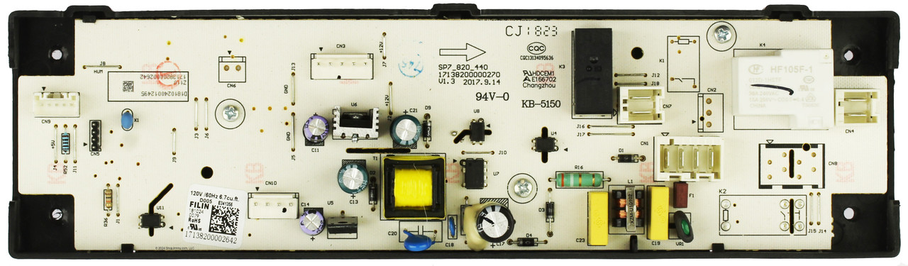 Insignia Dryer  17138200002642 Control Board