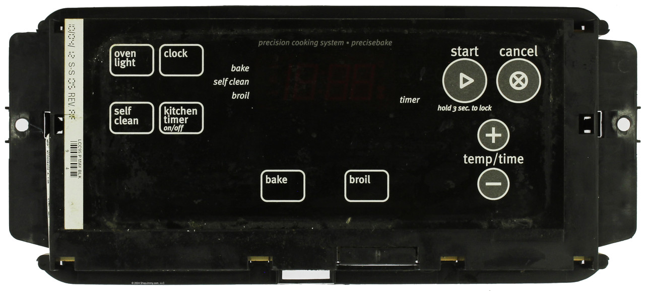 Whirlpool Oven WPW10558202 W10558202 Control Board - Black Overlay