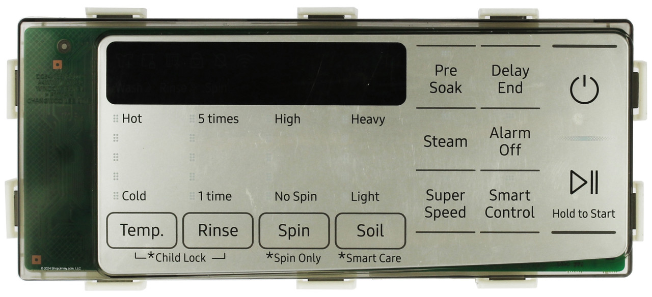 Samsung Washer DC97-21464E Main Control Panel