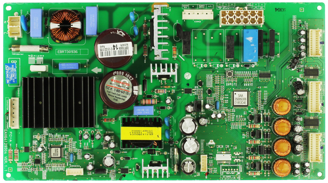 LG Refrigerator EBR73093614 Main Board