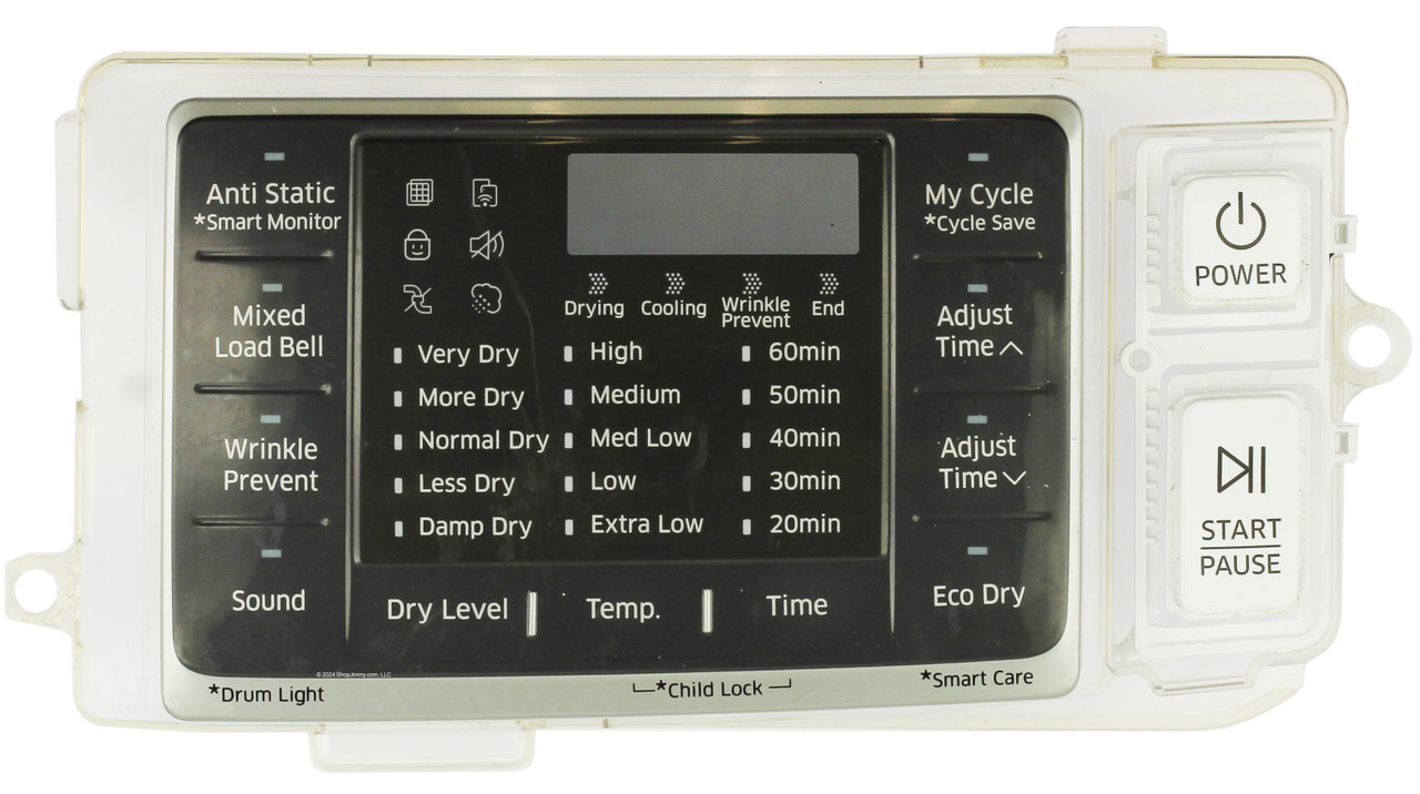 Samsung Dryer DC93-00376D/DC64-03431B Pcb Display Assembly 