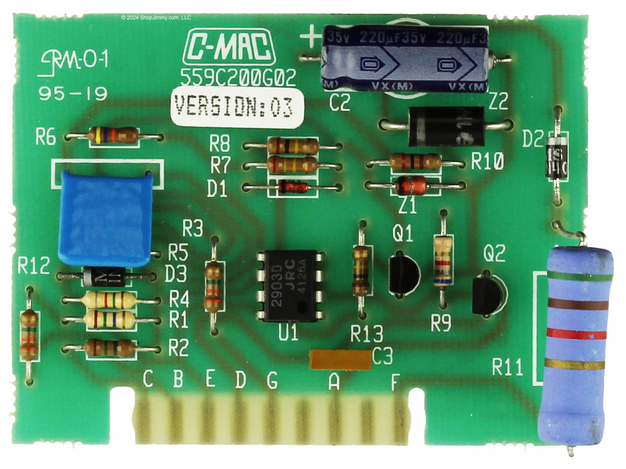 GE Dryer 559C200G02 Control Board