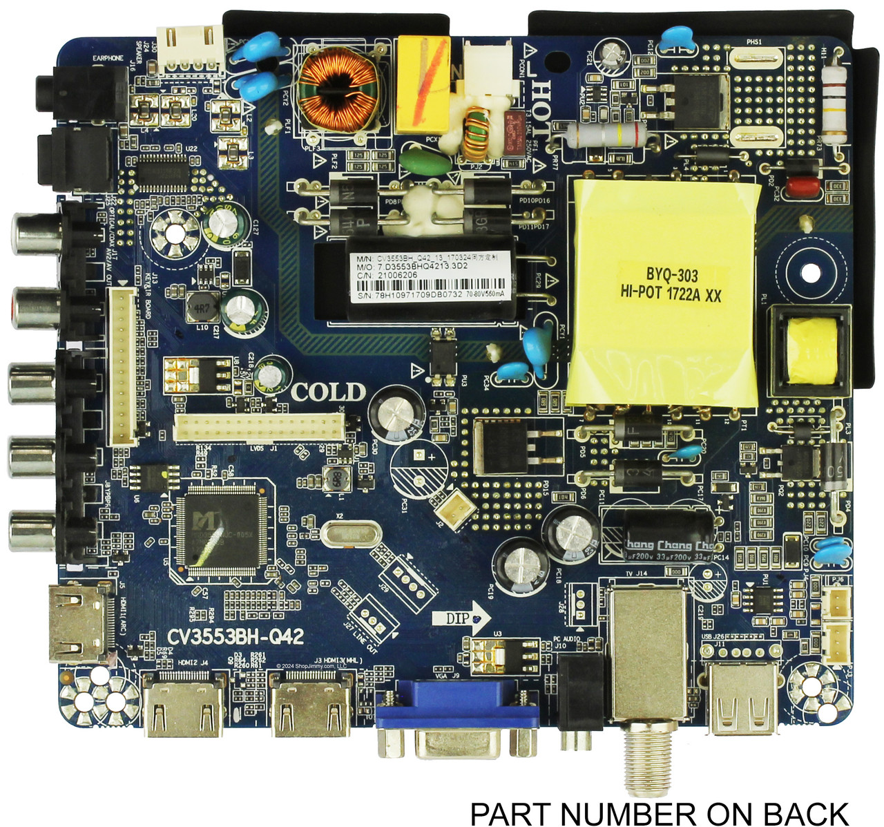 Element E17212-7-KK Main Board / Power Supply for ELEFW5517