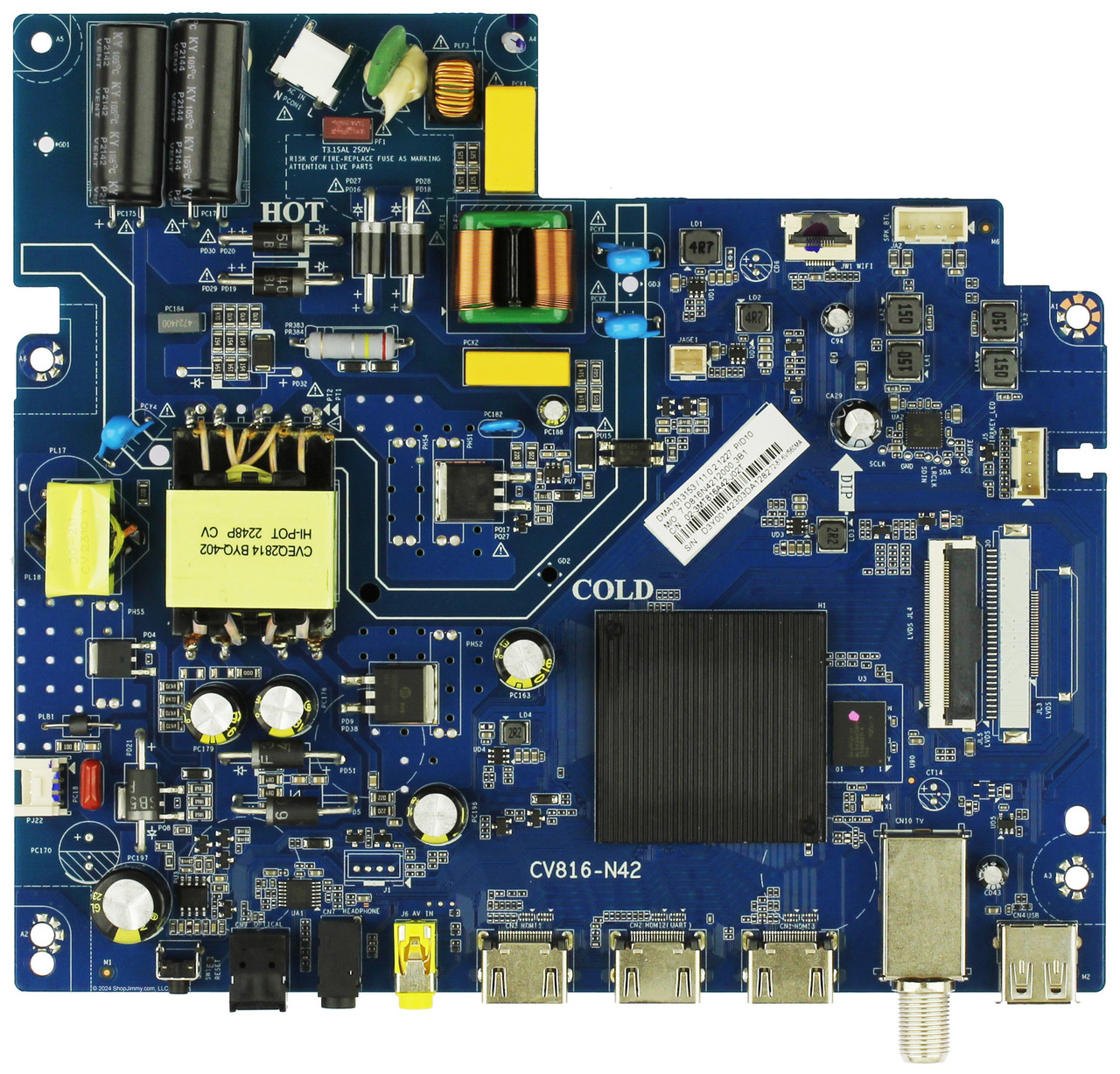 Philips 02-3MT816A42-J02T Digital Main Board for 43PFL4775/F6