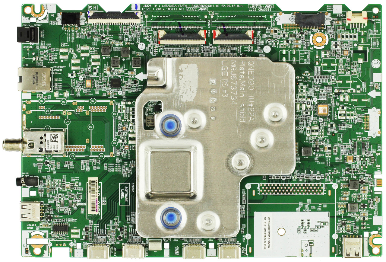 LG EBU67463410 Mainboard,bpr Total Assembly,svc EBT67512902