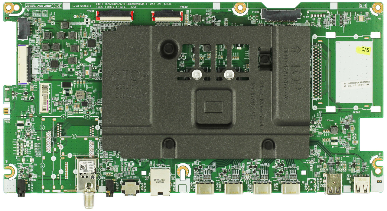 LG EBU67335802 Mainboard,bpr Total Assembly,svc
