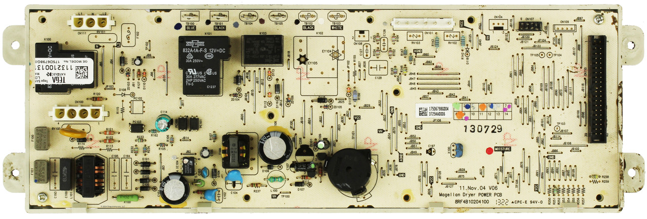 GE Dryer 175D6798G004 Control Board