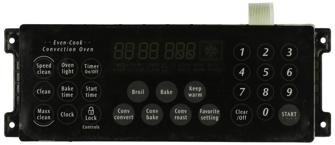 Electrolux Oven 316462880 Electronic Clock Timer ES530 - Black Overlay