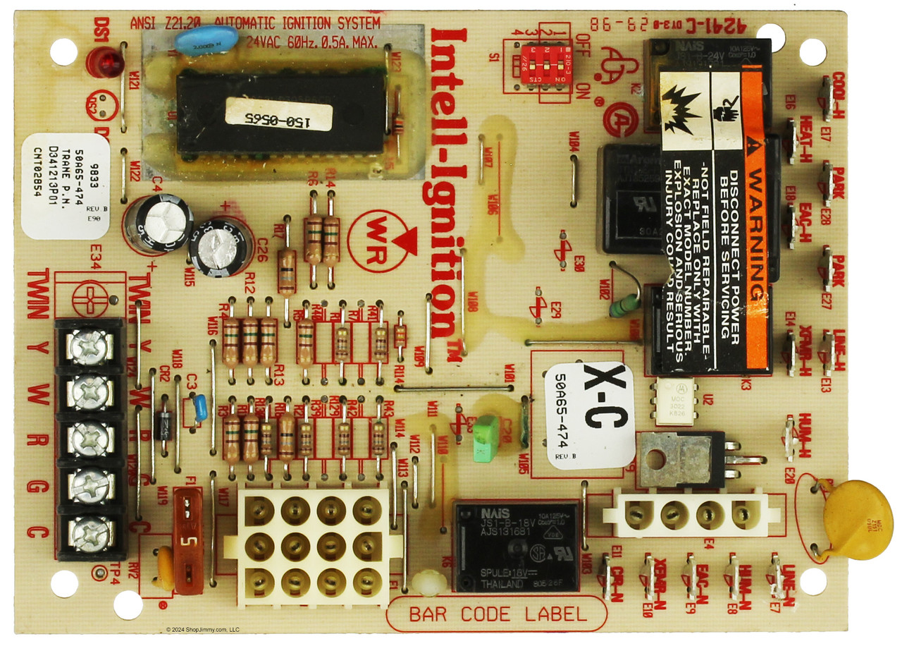 White-Rogers Furnace D341213P01 50A65-474 Control Board