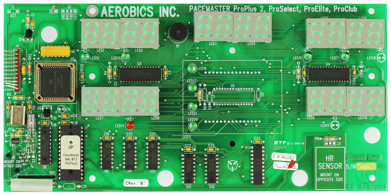 Aerobics PaceMaster Pro 501006 Control board